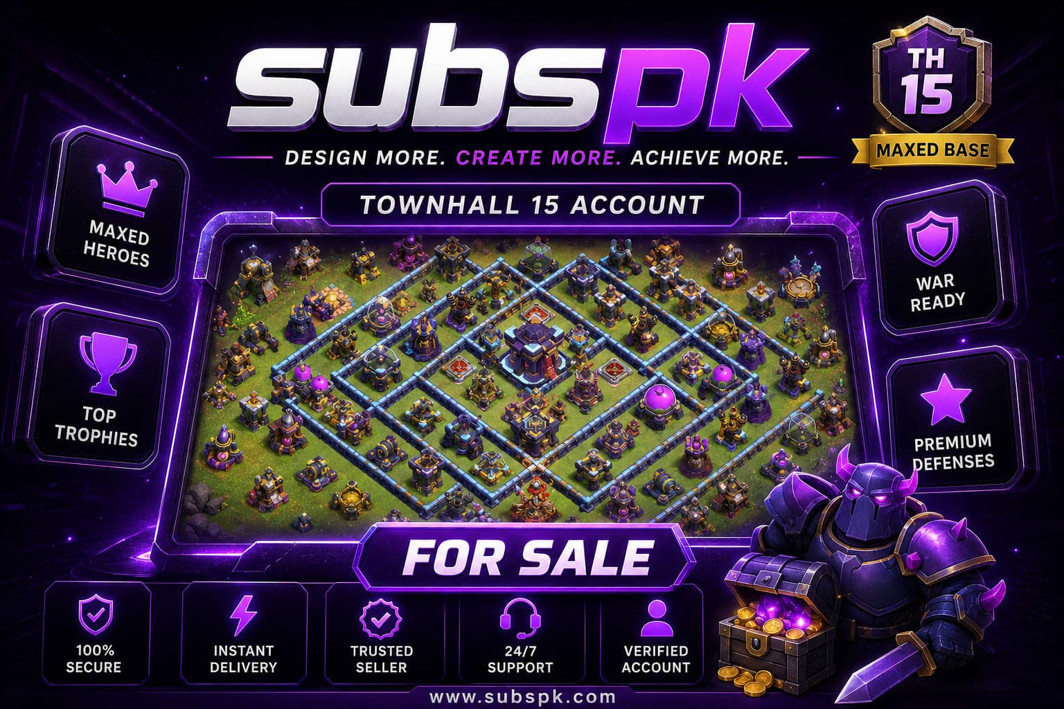 Clash of Clans TH15 Max Account