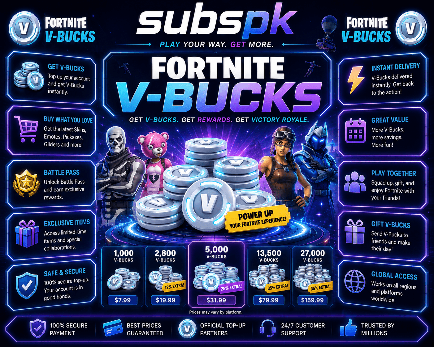 Fortnite 2800 V-Bucks