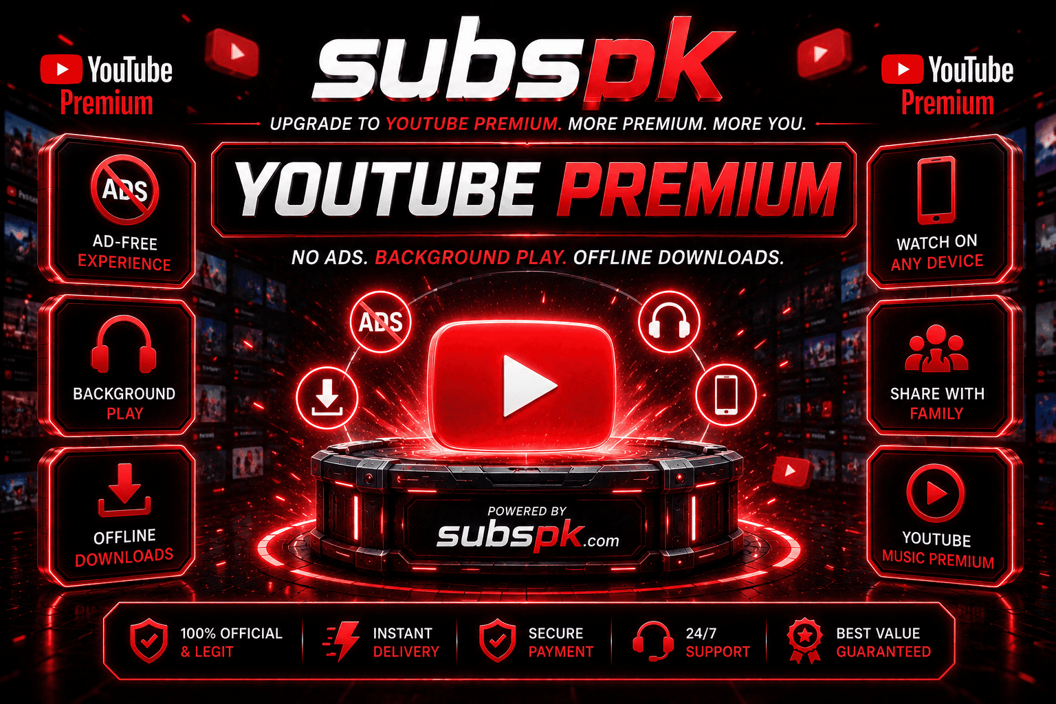 YouTube Premium (1 Month)